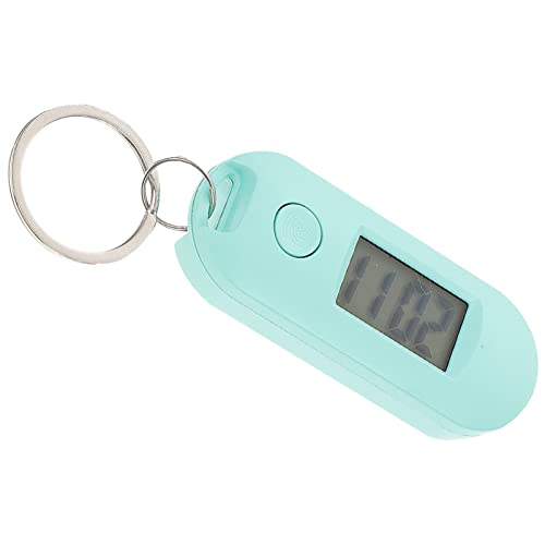 Gatuida Ring Keychain Taschenuhr Clip Auf: Digitale Elektronische Uhr LED Leuchtende Rucksackuhr Schlüsselanh?nger für Kinder Student Test Home Office Outdoor- Gebrauch Grün Gürteltasche von Gatuida