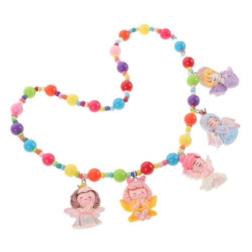 Gatuida Kinderfreundliche Bunte Cartoon Halskette für Mädchen Leichtes Sicheres Material Meerjungfrau Schmuck für Kleinkinder Prinzessin Zubehör Vielseitig für Alltag Festivals und Partys Gatuida Kinderfreundliche Bunte Cartoon Halskette für Mädchen Leichtes Sicheres Material Meerjungfrau Schmuck für Kleinkinder Prinzessin Zubehör Vielseitig für Alltag Festivals und Partys von Gatuida