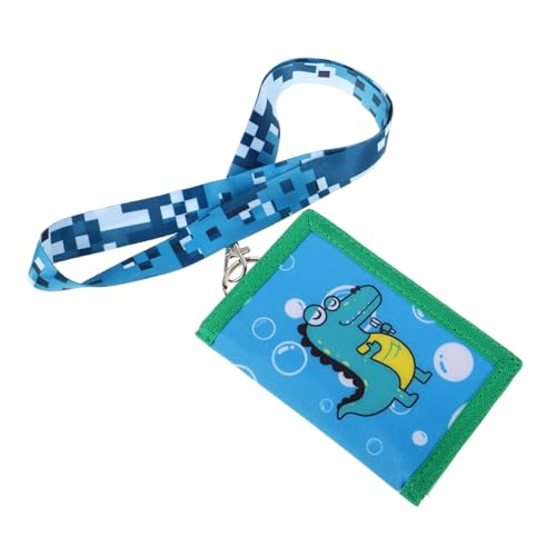 Gatuida Kindergeldbörse Cartoon für Jungen Dreifach Gefaltet Strapazierfähiges Canvas mit Schlüsselband Trendiges Design von Gatuida