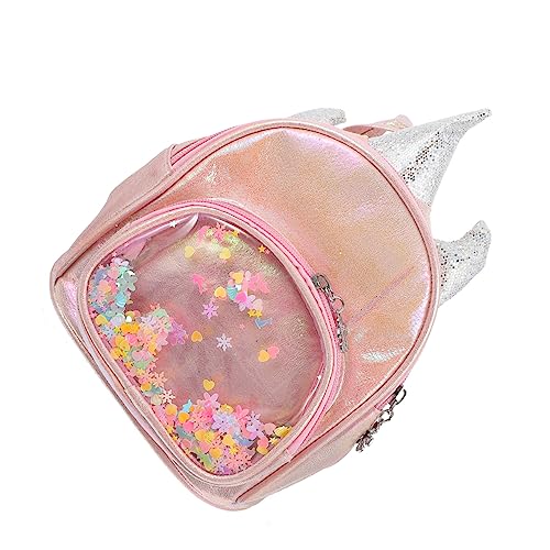 Gatuida Einhorn Tasche Paillettentasche Mini Schultasche Aufbewahrungstasche Für Mädchen Outdoor Rucksack Mit Verstellbarem Schultergurt von Gatuida