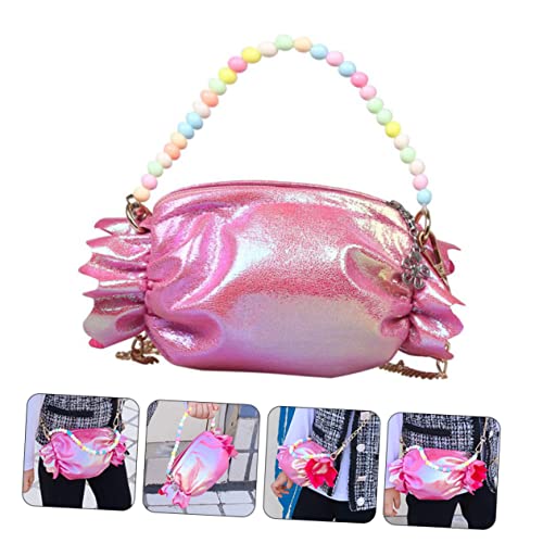 Gatuida Klassische Mädchen Umhängetasche Süße Schultertasche Rosa für Partys Einkäufe und Alltag Strapazierfähigem PU Material und Praktisch von Gatuida