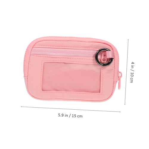 Gatuida Kleine Damen Clutch Geldbörse aus Nylon mit Reißverschluss und Snap Clip Tragbare Handgelenktasche für Karten Münzen und Schlüssel Kompakt und Sicher für Reisen und Alltag von Gatuida