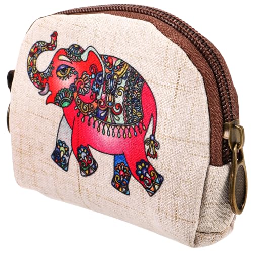 Gatuida Kleine Damen Münzbörse mit Reißverschluss Cartoon Muster Leicht zu Reinigen Vielseitig für Schlüssel und Karten Modisches Portemonnaie für Frauen und Mädchen Praktischer Geldbeutel von Gatuida