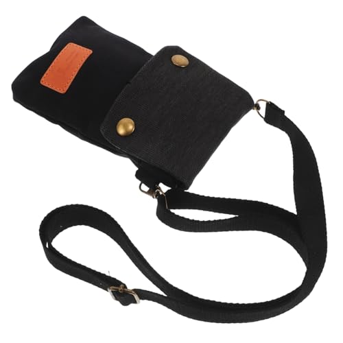 Gatuida Kleine Umhängetasche Damen Canvas mit Fächern Leichte Schultertasche Praktische Crossbody Handytasche Stilvolle Stoffhandtasche für Alltag und Reisen Kompakte Geldbörse mit von Gatuida