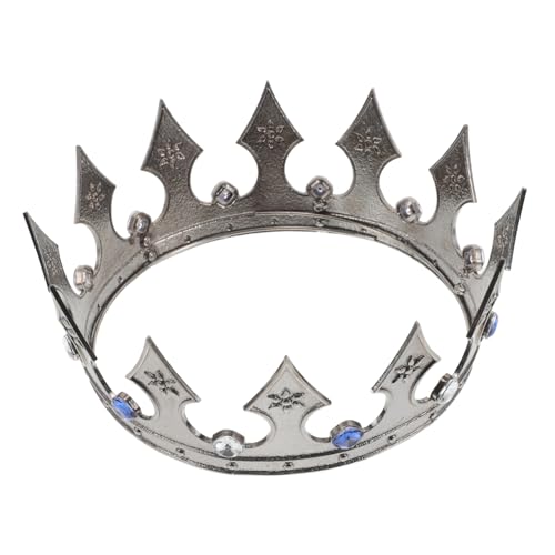 Gatuida Königskrone Aus Metall Mit Acrylkristallen Für Cosplay-krone Königliche Diademe Geburtstags-tiara Zeremonienkrone Geeignet Für Erwachsene Und Junge Mädchen von Gatuida