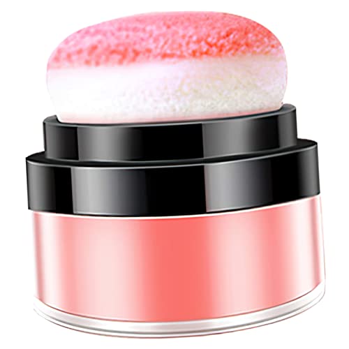 Gatuida Körper Pulver Make Up Kissen für Wangen Lose Foundation Korallenrot Atmungsaktiv und Einfach Anzuwenden für Täglichen Gebrauch von Gatuida