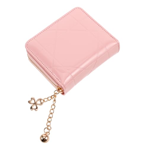 Gatuida Kompakte Damen Geldbörse aus PU Material mit Reißverschluss Elegantes Gesteppte Design Praktisches Münzfach Kleines Kartenetui Portabler Organizer für Alltag und Reise von Gatuida