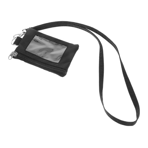 Gatuida Kompaktes Damen Portemonnaie mit Lanyard Süßes Kartenetui und Münzfach Langlebig Leicht zu Reinigen Praktischer Schlüsselanhänger Schlankes Mini geldbörse für Frauen von Gatuida