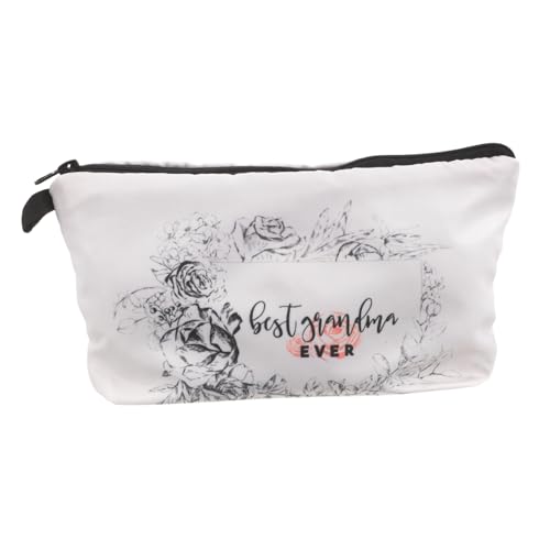Gatuida Kosmetiktasche Damen Klein Leichter Kulturbeutel mit Reißverschluss Polyester Tragbar für Reisen Alltag Geschenkidee Neue Großmutter Make up Organizer Tasche von Gatuida