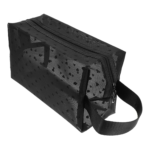 Gatuida Kosmetiktasche für Damen Tragbare Reise Toilettentasche aus Netzstoff Langlebig für Kosmetik Toilettenartikel und Mehr mit Robustem Reißverschluss und Praktischem Design von Gatuida