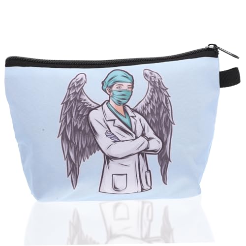 Gatuida Kosmetiktasche mit Reißverschluss Faltbare Toilettentasche für Damen Große Kapazität für Reisen und Aufbewahrung von Make Up und Pflegeprodukten von Gatuida