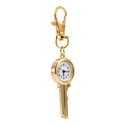 Gatuida Pocket Watch Keychain Schlüsselanhänger Vintage-Design Stilvolle Quarzuhr Im Schlüssel-Design Für Männer Und Frauen Perfektes Accessoire Für Taschen Und Rucksäcke von Gatuida