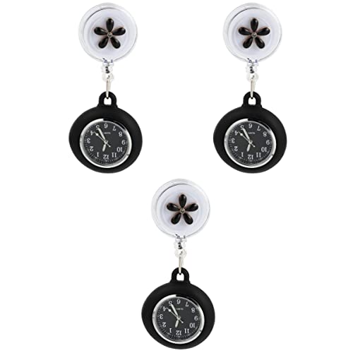 Gatuida 3 Stücke Elegante Uhr Quarz Taschenuhr Ziffern Für Mädchen Studenten Krankenschwestern Dekorative Hängende Uhr von Gatuida