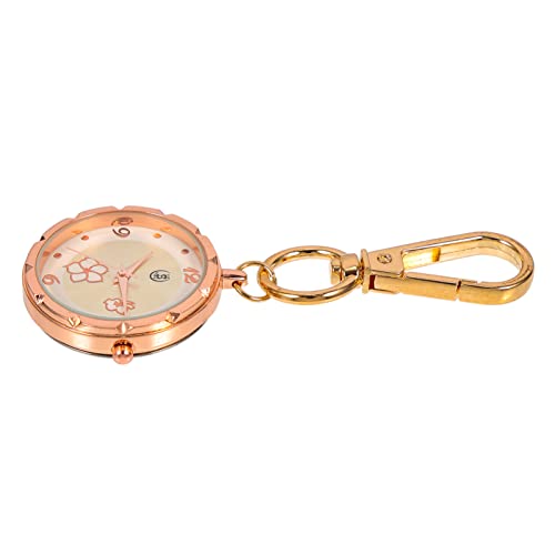 Gatuida Taschenuhr Clip-Uhr Schlüsselanhänger Stummuhr Für Krankenschwestern Ärzte Sanitäter Mit Schlüsselschnalle Leicht Tragbar von Gatuida