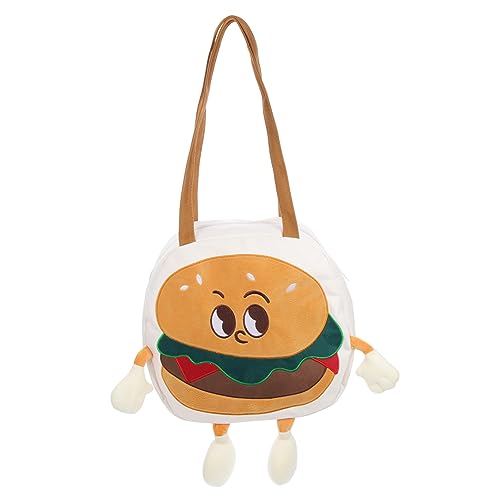 Gatuida Kreative Hamburger Canvas Tasche Schultertasche für Damen Stilvolle und Praktische Einkaufstasche für Freizeit Reisen und Strand Robustem Material Einzigartiges Design Gatuida Kreative Hamburger Canvas Tasche Schultertasche für Damen Stilvolle und Praktische Einkaufstasche für Freizeit Reisen und Strand Robustem Material Einzigartiges Design von Gatuida