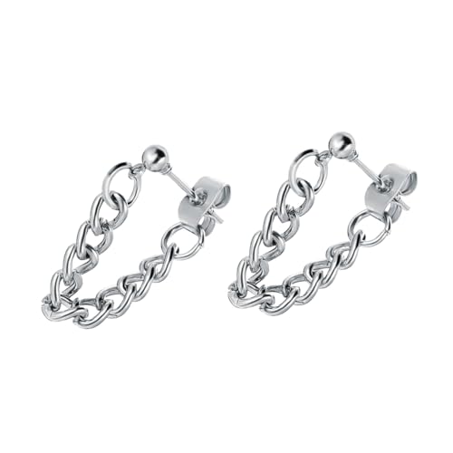 Gatuida Kreative Ketten Ohrstecker Damen Metalllegierung Ohr Piercing Schmuck Leicht Hautfreundlich Modisch Für Mehrere Ohrlöcher von Gatuida