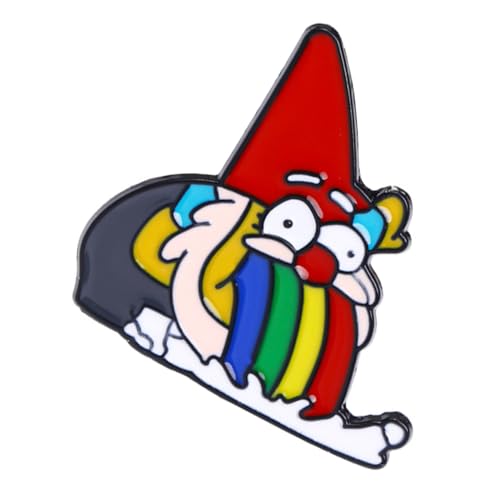 Gatuida Kreative Unisex Brosche aus Legierung Modischer Anstecker für Kleidung Taschen Hüte Vielseitiges Accessoire für Damen und Herren Farbenfroher Schmuck für Party und Alltag Gatuida Kreative Unisex Brosche aus Legierung Modischer Anstecker für Kleidung Taschen Hüte Vielseitiges Accessoire für Damen und Herren Farbenfroher Schmuck für Party und Alltag von Gatuida