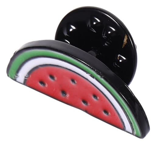Gatuida Kreative Wassermelonen Brosche Cartoon Anstecknadel Langlebig und Farbecht Modischer Schmuck für Damen Pullover und Cardigans Süßer Frucht Clip für Party und Alltagsmode von Gatuida