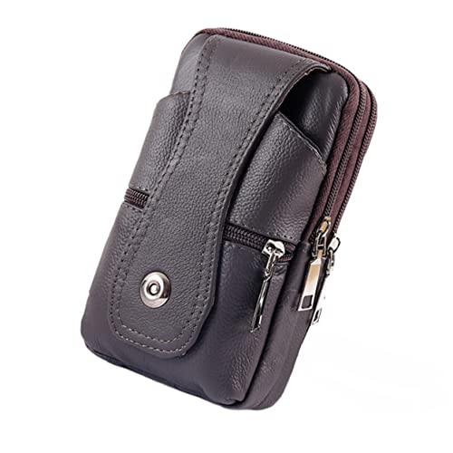 Gatuida Kreative wasserdichte Gürteltasche Rindsleder für Männer Multifunktionale Smartphone Tasche mit Abnehmbarem Tragegurt und Praktischem Haken für Reisen und Alltag Gatuida Kreative wasserdichte Gürteltasche Rindsleder für Männer Multifunktionale Smartphone Tasche mit Abnehmbarem Tragegurt und Praktischem Haken für Reisen und Alltag von Gatuida