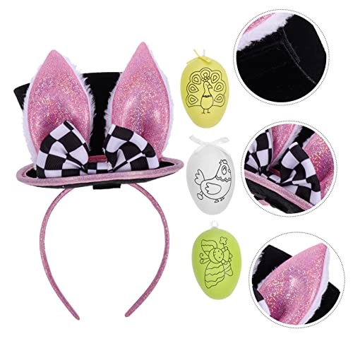 Gatuida Kreativer Hasenohren Haarreif für Erwachsene Niedliches Bunny Design Bequemes Stirnband für Cosplay Osterfest Geburtstagsfeier und Partyaccessoire von Gatuida