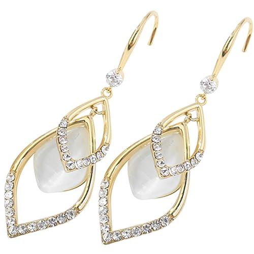 Gatuida Blatt Ohrringe Damen Lange Dangle Ohrhänger Goldene Ohrringe Hypoallergen Party Schmuck Für Frauen von Gatuida