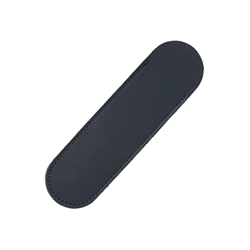 Gatuida Kreative Stiftetasche aus Leder Schwarz Größe S Handgenähtes Federmäppchen für Füllfederhalter und Kugelschreiber Schreibwarenetui für Schule und Büro von Gatuida