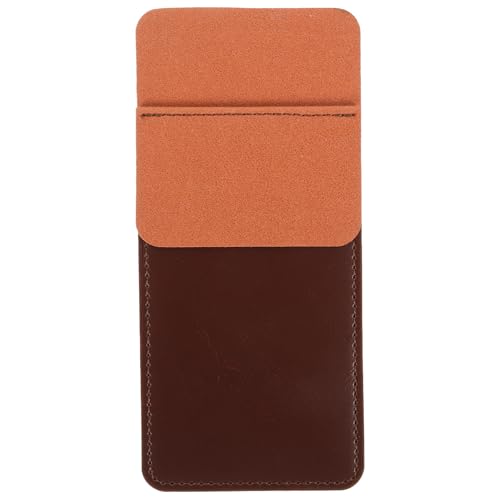 Gatuida Leder Stiftetui mit Großer Kapazität Langlebiger Pen Organizer für Business Kompakte Tasche für Büroangestellte Lehrer und Medizinisches Personal Dunkelbraun von Gatuida