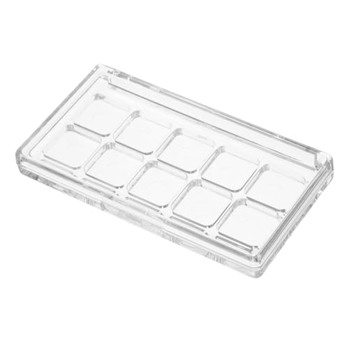 Gatuida Leere Make Up Palette Transparent Fächer Nachfüllbar Lippenstift Lidschatten Behälter für DIY Kosmetik Aufbewahrung Sicher Luftdicht Vielseitig von Gatuida