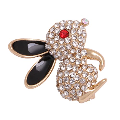 Gatuida Legierung Brosche Damen Anstecknadel Kleine Weiße Kaninchen Schmuck Accessoire für Kleidung Hochzeit Party Alltag von Gatuida