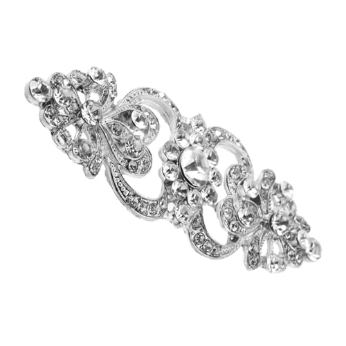 Gatuida Legierung Brosche mit Perlen und Funkelnden Strasssteinen Modisches Anstecknadel Kleid Schmuck für Damen Leichter Langlebiger Accessoire für Hochzeit Party Dinner Events von Gatuida