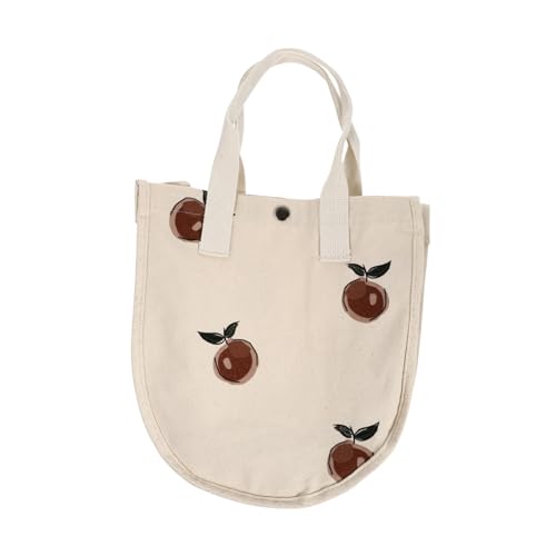 Gatuida Leichte Canvas Umhängetasche Damen Dekorative Freizeit Schultertasche mit Großem Fassungsvermögen Vielseitige Einkaufstasche für Alltag und Shopping Beige Robust und Modisch von Gatuida