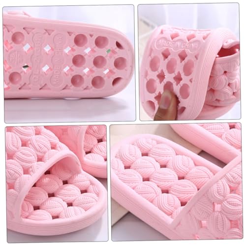 Gatuida Leichte Langlebige Massage badelatschen mit Hohlem Wasserableitendem Design Einfache Rutschfeste Indoor sandalen für Damen und Herren Modisch und Angenehm von Gatuida