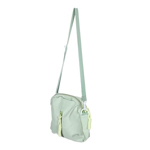 Gatuida Leichte Transparente Crossbody Umhängetasche Damen Modische Faltbare Schultertasche für Konzert und Alltag Kompakt mit Ausreichend Stauraum für Handy Geldbörse und Make Up Grün von Gatuida