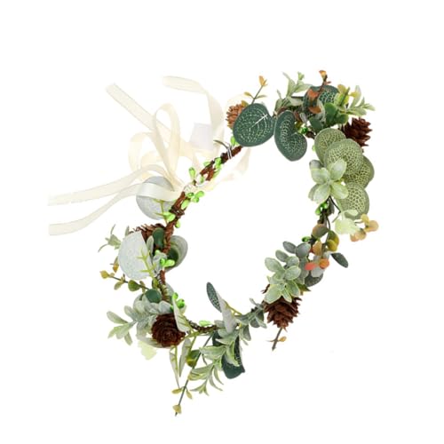 Gatuida Leichter Haarkranz mit Künstlichen Modischer Braut Haarschmuck Geeignet für Hochzeit Party Karneval und Fotoshootings Komfortabler Kopfschmuck für Damen und Mädchen von Gatuida