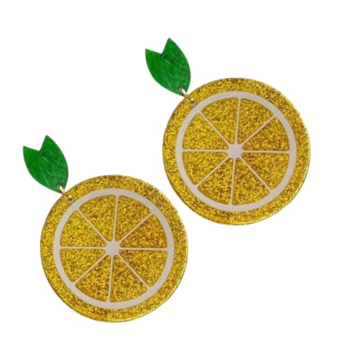Gatuida Lemon Ohrhänger Damen Leicht Kreativ Fruchtig Modisch Vielseitig Passend Schmuck Geschenk von Gatuida