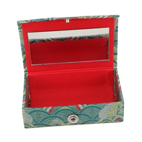Gatuida Lippenstiftetui im Chinesischen Stil Kleiner Make Up Organizer für Damen Kosmetischer Aufbewahrungshalter für Handtasche Reiseetui für Lippenstifte Leicht und Tragbar von Gatuida