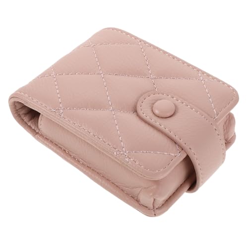 Gatuida Lippenstiftetui: Mini-Make-up-Tasche für Damen mit gestepptem Design – Kompakte Kosmetiktasche mit Spiegel für Reisen, Verabredungen und den täglichen Gebrauch von Gatuida