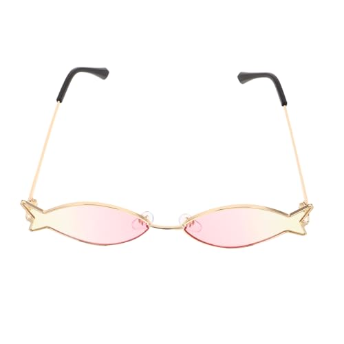 Gatuida Lustige Fischförmige Sonnenbrille für Sommerpartys Hawaii Beach Photo Booth Requisiten Uv-schutz Trendige Partybrille Komfortable Spaßbrille für Strand und Luau Gatuida Lustige Fischförmige Sonnenbrille für Sommerpartys Hawaii Beach Photo Booth Requisiten Uv-schutz Trendige Partybrille Komfortable Spaßbrille für Strand und Luau von Gatuida