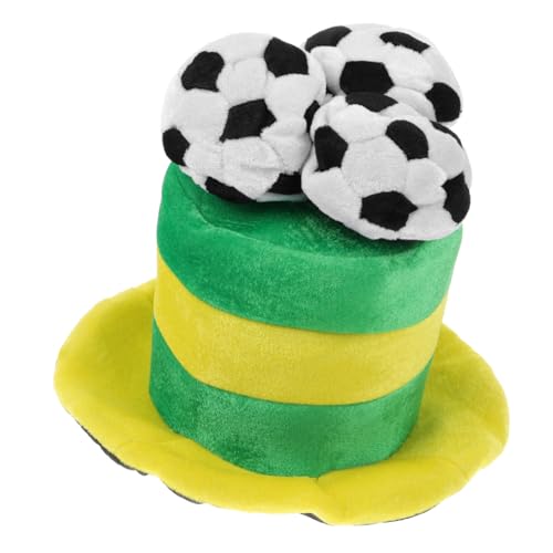 Gatuida Lustiger Karneval Fußballhut Fußballparty Hut Fußballspiel Requisit Sport Fan Kopfbedeckung für Freunde Kollegen Klassentreffen von Gatuida