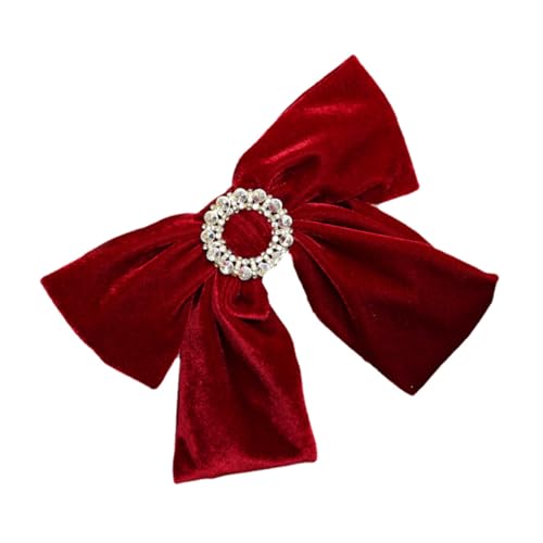 Gatuida Luxuriöse Große Samt Haarspange mit Schleife Langlebiger Damen Haarschmuck für Alltag und Party Einfach Anzubringen Eleganter Bowknot Hairclip für Mädchen und Frauen von Gatuida