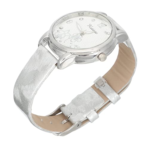 Gatuida Damen Armbanduhr Mit Atmungsaktivem Band Dekorative Quarzuhr Für Frauen Minimalistisch Und Chic Für Studenten Und Büroangestellte von Gatuida