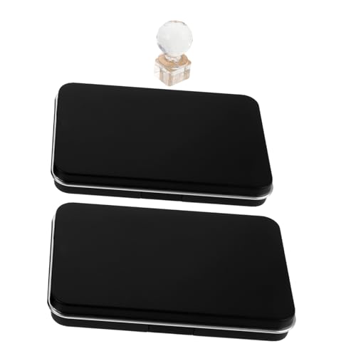 Gatuida Magnetische Makeup Palette Teilig Leer mit Spiegel und Druckstempel Nachfüllbar für Lippenfarben Highlighter Modellierung als Kosmetik Organizer für Reisen und Profi Anwendung von Gatuida