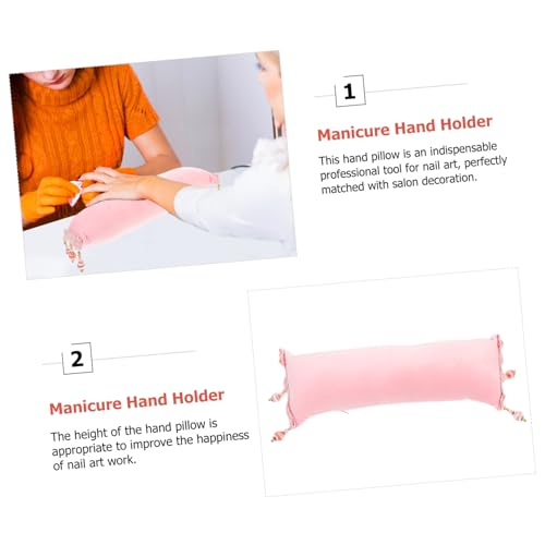 Gatuida Maniküre Handkissen Nagel Salon Handauflage Komfortables Stabiles Manicure Kissen für Entspanntes Nageldesign Schützend für Arbeitsfläche Weiches Stilvolles Handstützkissen von Gatuida