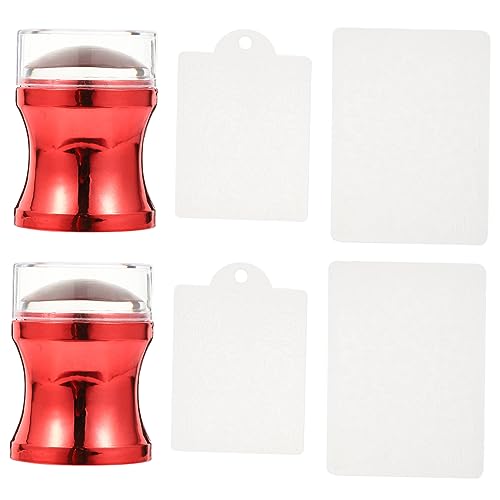 Gatuida Maniküre Stempel Teilig Silikon Nagelstempel Kit Leicht Kompakt Einfach zu Bedienen für DIY Nageldesign French Nails Nail Art Zubehör von Gatuida