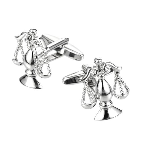 Gatuida Hemd Manschettenknöpfe Für Herren Modische Manschettenknöpfe in Balance-form Stilvolle Aus Kupfer Langlebig Und Rostfrei Für Anzüge Und Hemden von Gatuida