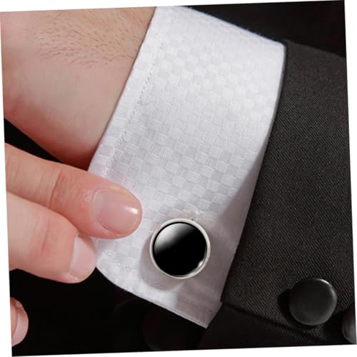 Gatuida Manschettenknopf für Herren Kragen und Manschettenknöpfe und Leicht und Langlebig Passend für Hemden und Anzüge G Muster von Gatuida