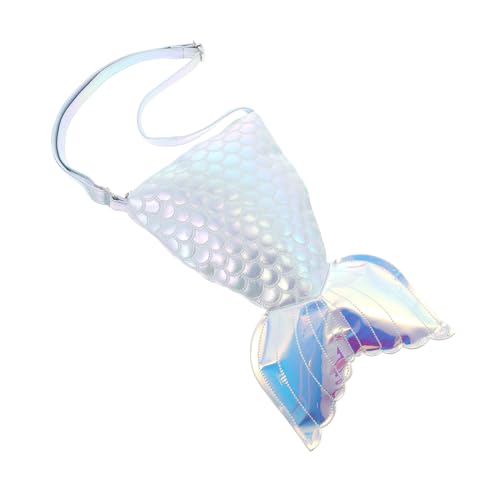 Gatuida Meerjungfrau Umhängetasche für Mädchen Crossbody Tasche Schillerndem Blau für Strand Partys und Einkäufe mit Feiner Textur und Langlebiger Verarbeitung von Gatuida