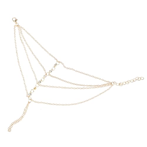 Gatuida Mehrschichtige Handkette mit Perlen und Quasten Leichtes Damen Armband Schmuck Langlebig und für Partys und Alltag Elegantes Accessoire für Frauen von Gatuida