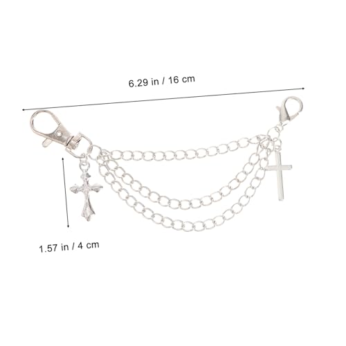 Gatuida Mehrschichtige Silberfarbene Schuhketten aus Legierung Modische Robot pendant schmuckkette für Sneaker und Sportschuhe Vielseitige Fußkette zur Schuhdekoration für Party und von Gatuida