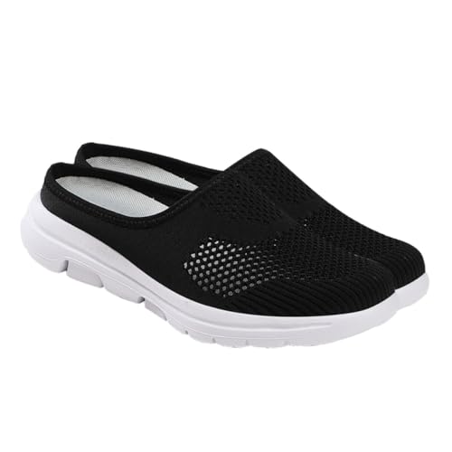 Gatuida Mesh Atmungsaktive Sommer Slippers Damen Herren Schweißabsorbierende Leichte Pantoffeln mit Stabilem Fersenhalt Angenehm für Langes Gehen und Alltagsspaziergänge Strapazierfähiges von Gatuida